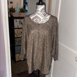 Elegant Women's Brown/Gold Top